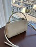 CHARLES&KEITH鳄鱼纹凯莉包手提斜挎婚包包女包生日520礼物CK2-50270880-1 Ivory象牙色 S 实拍图