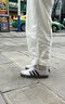 adidas「T头鞋」VL COURT 2.0复古休闲板鞋德训鞋阿迪达斯轻运动   紫色/暗藏青/乳白色 (推荐女生选小半码)   38 实拍图