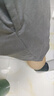 浪莎男士睡衣男冰丝夏季薄款可外穿短袖短裤圆领套头凉感家居服套装 实拍图