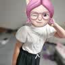 ASK JUNIOR女童短袖T恤夏装儿童泡泡袖立体蝴蝶结休闲打底衫上衣 白色 170 实拍图