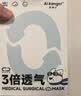 爱康尼医用口罩儿童6-12岁秋冬透气立体独立包装防尘防雾霾墨镜狗30枚 实拍图
