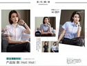 EAEOVNI短袖衬衫女职业装夏季棉女士白色衬衣通勤面试银行正装气质工作服 纯白色短袖【方.领】 38 【108-118斤】 实拍图