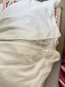 竹一百 浴袍 纯棉吸水家居浴衣简约汗蒸服华夫格男女睡袍 白色 M码 实拍图
