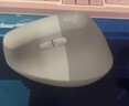 罗技（Logitech）Lift人体工学鼠标 垂直鼠标 小手鼠标 无线蓝牙鼠标 3台设备秒切换 带Logi Bolt接收器 沙色 实拍图