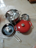 双立人（ZWILLING）锅具套装炒锅平底煎锅蒸锅珐琅锅菜刀炊具刀具乔迁婚嫁厨具组合 [32cm-99.78%精铁锅]升级16件套 实拍图