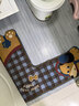 范爷家美式浴室地垫L形转角地垫厕所门口吸水脚垫卫生间厨房防滑地毯 实拍图