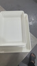 聚厨优品卤菜卤味熟食展示盘密胺塑料白色托盘长方形商用凉菜盘子份数盆盘 6212.5 31cm 无规格 实拍图