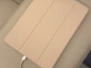 JPLAYER 苹果iPad 第9代保护套2021款10.2英寸8/7代平板电脑保护壳三折支架智能休眠全包轻薄外壳粉色 实拍图