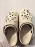 卡骆驰（CROCS）新款厚底云朵洞洞鞋送女友礼物206750 骨白色   36-37 实拍图