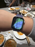 Apple/苹果 Watch S11 智能手表GPS款46毫米银色铝金属表壳雾紫色运动型表带M/L MEVX4CH/B情人节 实拍图