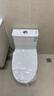 九牧（JOMOO）马桶 家用虹吸式马桶大冲力节水坐便器 防臭瞬冲 易洁抗菌马桶 行业爆款-升级无棱内壁11370-400坑 实拍图