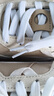骆驼（CAMEL）运动老爹鞋女透气厚底潮休闲鞋子 K23S60L8016 米色 39 实拍图