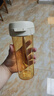 特百惠（Tupperware）茶韵500ml塑料杯男女士学生运动水杯子大容量泡茶杯 奶茶棕 实拍图