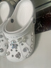卡骆驰（CROCS）贝雅洞洞鞋男鞋女鞋轻便耐磨一脚蹬拖鞋休闲鞋百搭花园鞋|10126 白-100 36 /37(220mm) 实拍图