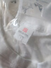 【京东直采】重磅纯棉 圆领短袖男款t恤衣服女士t恤服装真5折专场 白色（短袖） L （110-125斤） 实拍图