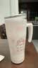 膳魔师（THERMOS）美乐蒂316L儿童学生成人吸管杯直饮 一盖两用大容量800ML  粉 实拍图