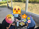 小魔露营桌椅全套 户外折叠桌椅套装折叠椅月亮椅蛋卷桌野餐野营装备 实拍图