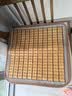 正帆夏季沙发凉席垫套麻将凉席垫防滑飘窗垫竹席夏天麻将席坐垫沙发罩 碳化窄边款【双牛筋+防滑底】 50*100cm沙发垫 实拍图