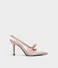 CHARLES&KEITH缎面蝴蝶结尖头高跟凉鞋女生日礼物送女友CK1-60361556 Light Pink浅粉色 37 实拍图