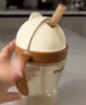 咪小兔适配世喜奶瓶配件直饮吸管奶嘴杯盖鸭嘴保温杯重力球四喜水杯头 滑盖（圆孔）直饮水杯盖+送防喷嘴头 实拍图