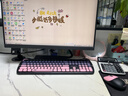 联想生态品牌异能者无线键鼠套装 轻音键盘鼠标长续航台式/小新适用 可爱女生礼物键盘鼠标黑莓粉KN520 实拍图