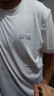 鸿星尔克（ERKE）童装男女童圆领短袖儿童夏季运动针织衫T恤正白160 实拍图