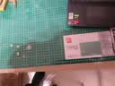 齐心（COMIX）A3双面切割垫板 PVC材质手工DIY桌面垫绘图刻板 可水洗学生裁纸美工雕刻版防割垫 DS-513绿色 实拍图