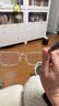 界环（SUPERHEXA）AI智能眼镜非AR 实时翻译音频眼镜 无线蓝牙眼镜耳机 会议助手 经典方框款 水晶白 科技礼物 实拍图
