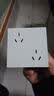 公牛（BULL）开关插座 暗装家用墙壁面板 网络空调插座 G39系列 象牙白【六孔10A】 插座 实拍图