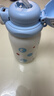 炊大皇儿童保温杯水杯大容量带杯套吸管杯316不锈钢600ml（天外来客） 实拍图