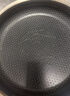 炊大皇 有钛平底锅 304不锈钢煎锅不粘锅可用铁铲蜂窝纹电磁炉煎锅26cm 实拍图