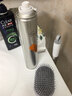 高田贤三黑色旋转冷热面盆水龙头全铜高脚 卫生间洗脸盆台下盆洗手池龙头 送60cm进水管 实拍图