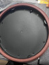 京东京造 茶盘茶托 乌金石圆形茶具排水蓄水小型火烧工艺茶盘 实拍图