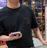 班尼路（Baleno）短袖t恤男220G重磅夏季潮流大码透气圆领上衣青少年宽松纯棉短t 实拍图