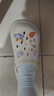 名创优品（MINISO）洞洞鞋女款夏季户外穿eva防滑防臭可DIY沙滩鞋增高凉拖鞋女士 卡其+海洋星星 36-37 实拍图