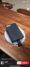 纽曼（Newsmy）1TB 移动硬盘机械 双盘备份 清风Plus系列 USB3.0 2.5英寸 清新白 海量存储 手机连接 格纹设计 实拍图