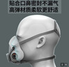 乐优佰易 防毒面具 护面口罩防粉尘/苯 化工喷漆印刷 配A1褐色滤盒八件装LYBY-950 实拍图