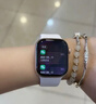 Apple/苹果 Watch S11 智能手表GPS款42毫米银色铝金属表壳雾紫色运动型表带S/M MEUT4CH/B情人节 实拍图