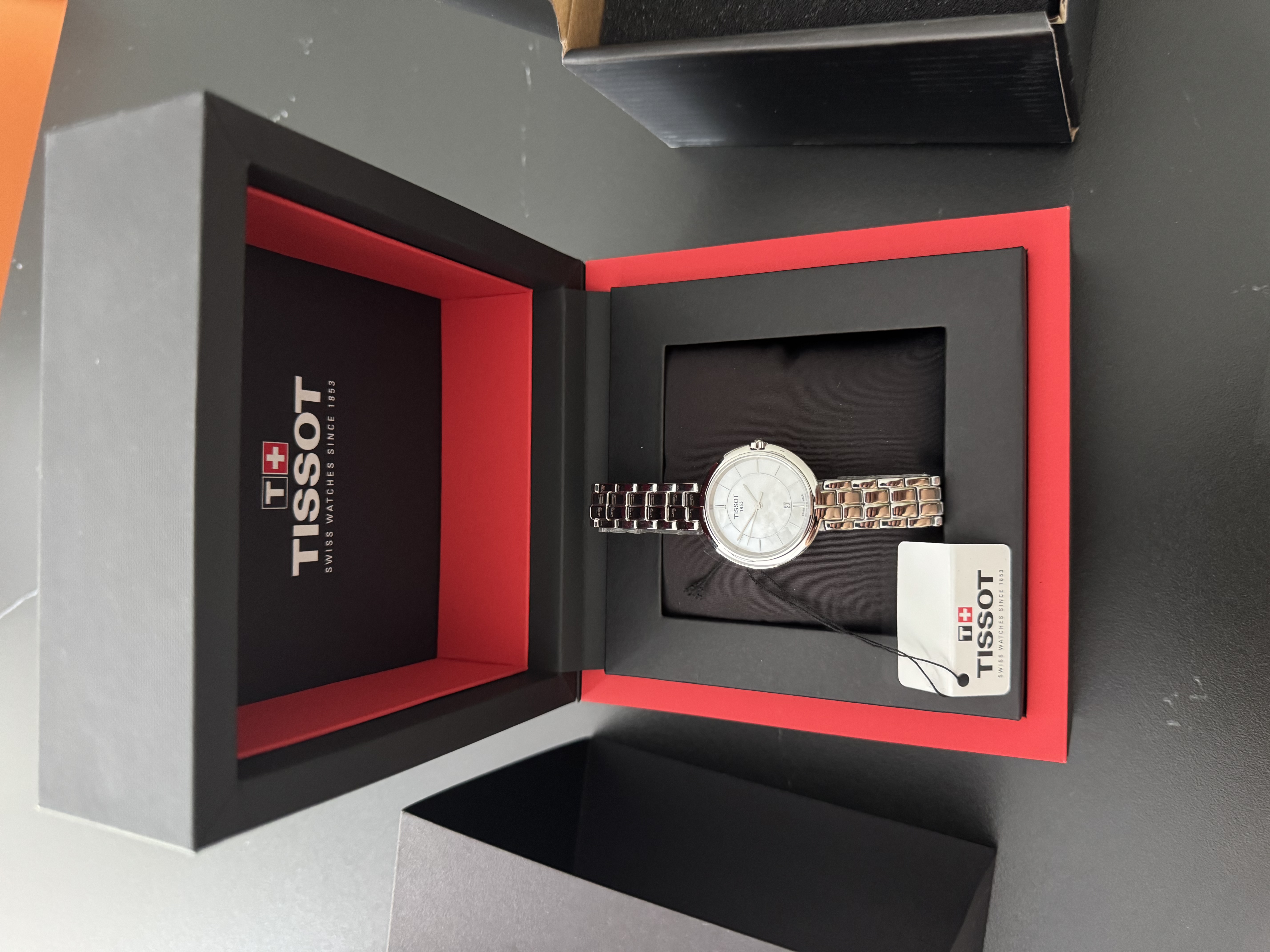 天梭（TISSOT） 手表 弗拉明戈系列女表 瑞士石英女士钢带腕表时尚表生日礼物 实拍图