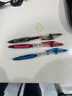 晨光（M&G）文具GP1008 按动中性笔学生0.5黑笔签字笔商务子弹头考试专用水笔高颜值办公用品 7黑2蓝1红 实拍图