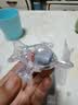 风力发电小飞机电动车发光风能LED灯汽车装饰灯七彩风车爆闪摆件 透明爆闪小飞机【买一送一】 实拍图