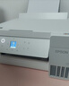 爱普生（EPSON）【6代新品】L4356墨仓式彩色无线AI学习打印机一体机家用/办公  L4266升级版(自动双面 液晶屏 白) 实拍图