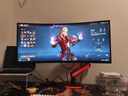AOC34英寸WQHD 240Hz 快速液晶1ms HDR400 出厂校色 1500R曲面带鱼屏 游戏电竞显示器宙斯盾 CU34G4Z 实拍图