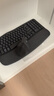 罗技（Logitech）Wave Combo 无线人体工学键鼠套装 垂直鼠标 无线蓝牙鼠标 办公键盘 无线键盘 蓝牙键盘 白色 实拍图