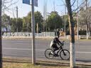 洛克兄弟 骑行头盔带风镜山地公路自行车头盔男女一体成型炫彩安全帽 粉色：58-62cm 灰色镜片 实拍图