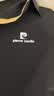 皮尔卡丹（pierre cardin）短袖T恤男半袖上衣夏季商务休闲百搭polo衫男 黑色 2XL 实拍图