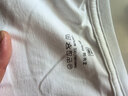 布先生春夏季短袖T恤男士纯棉小白T纯色内搭打底衫 白色 3XL(190) 实拍图