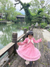 安妮优儿（Anneyol）女童连衣裙春秋款裙子2025新款儿童洋气秋装小女孩衣服红色公主裙 粉色棉里 120 实拍图