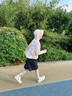 牧萌儿童防晒衣男女童防晒服夏季冰丝凉感宝宝防晒外套披肩 水蜜桃 XL 实拍图