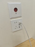 正泰（CHNT）开关插座 五孔插座带USB+Type-C 30w快充 6C奶油白 实拍图